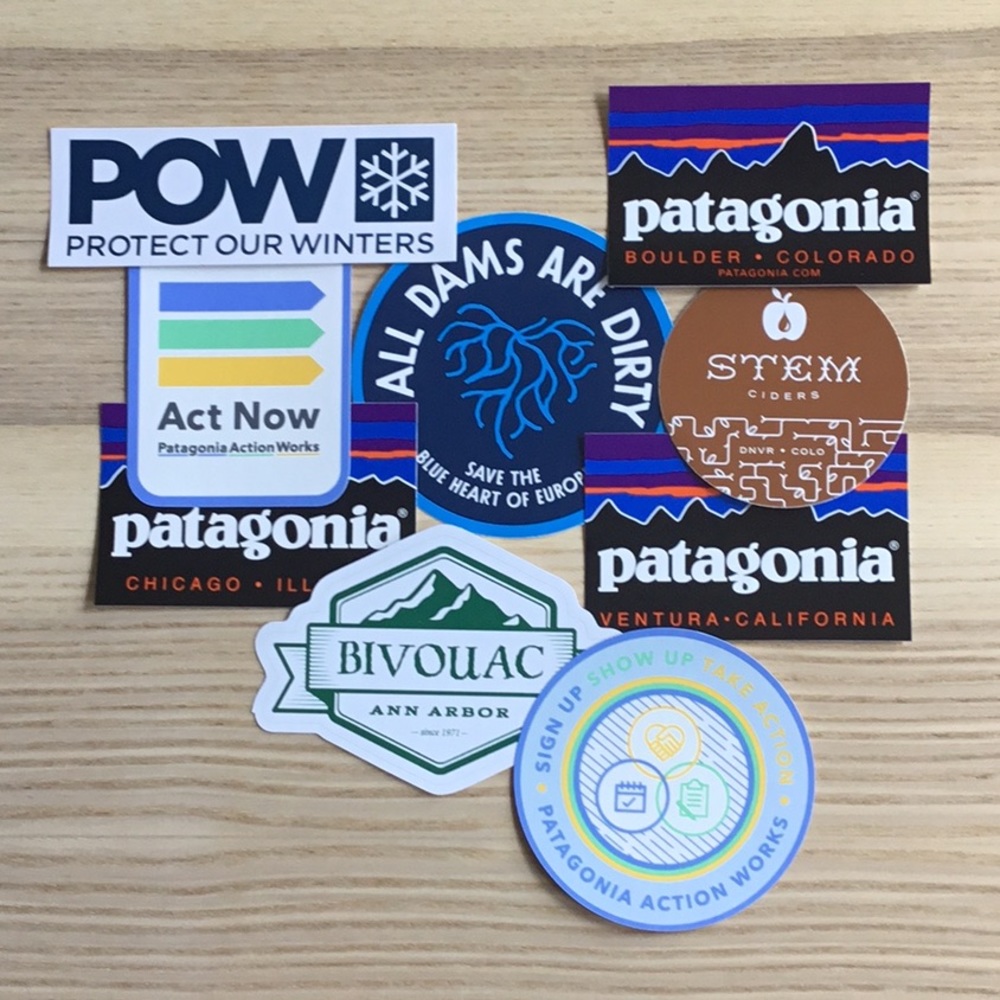 Sticker Pack from outdoor industry